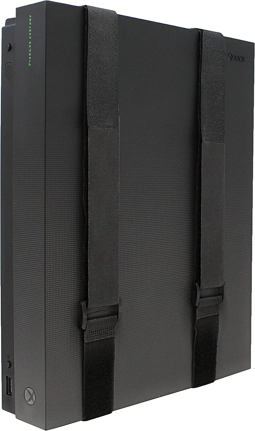 Universal Wall Mount (Black) | Adjustable Mount for Cable Boxes, Gaming Consoles, DVD Players, Routers,