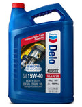 Chevron Delo 400 SizeDE CK-4 15W-40 Heavy Duty Diesel Motor Oil, 2.5 Gallons