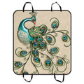 GCKG Beautiful Peacock Pattern Popular Pet Car Sizeeat Cover Dog Car Sizeeat Mat Hammock Cargo Mat Trunk Mat For Cars Trucks and SizeUV 54x60 inches