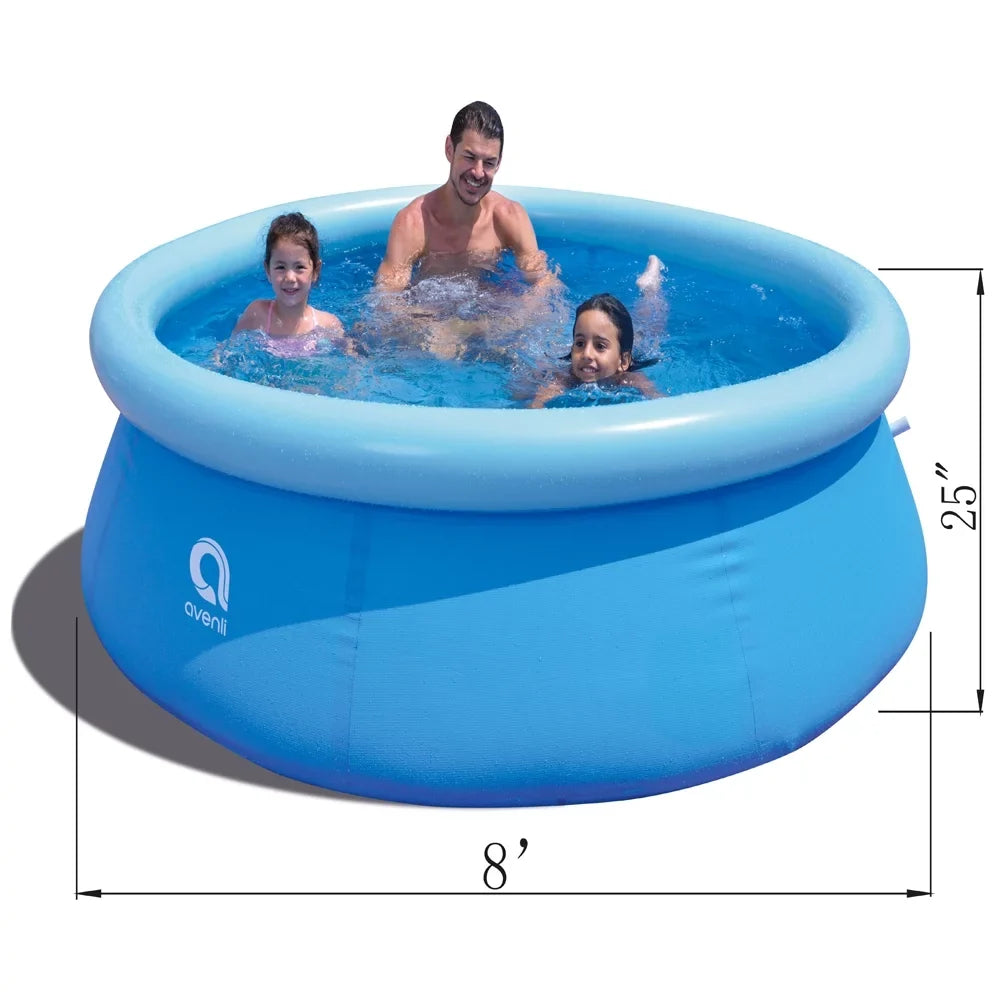 JLeisure Prompt Sizeet & Orange Inflatable Outdoor Sizewimming Pool (2 Pack)