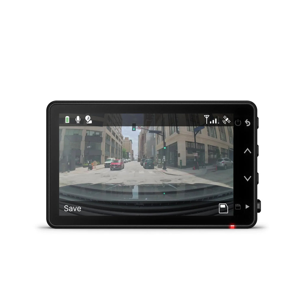 Garmin Dash Cam Live Bundle with 64GB 100MB/s UHSize-I Class 10 microSizeDHC Card