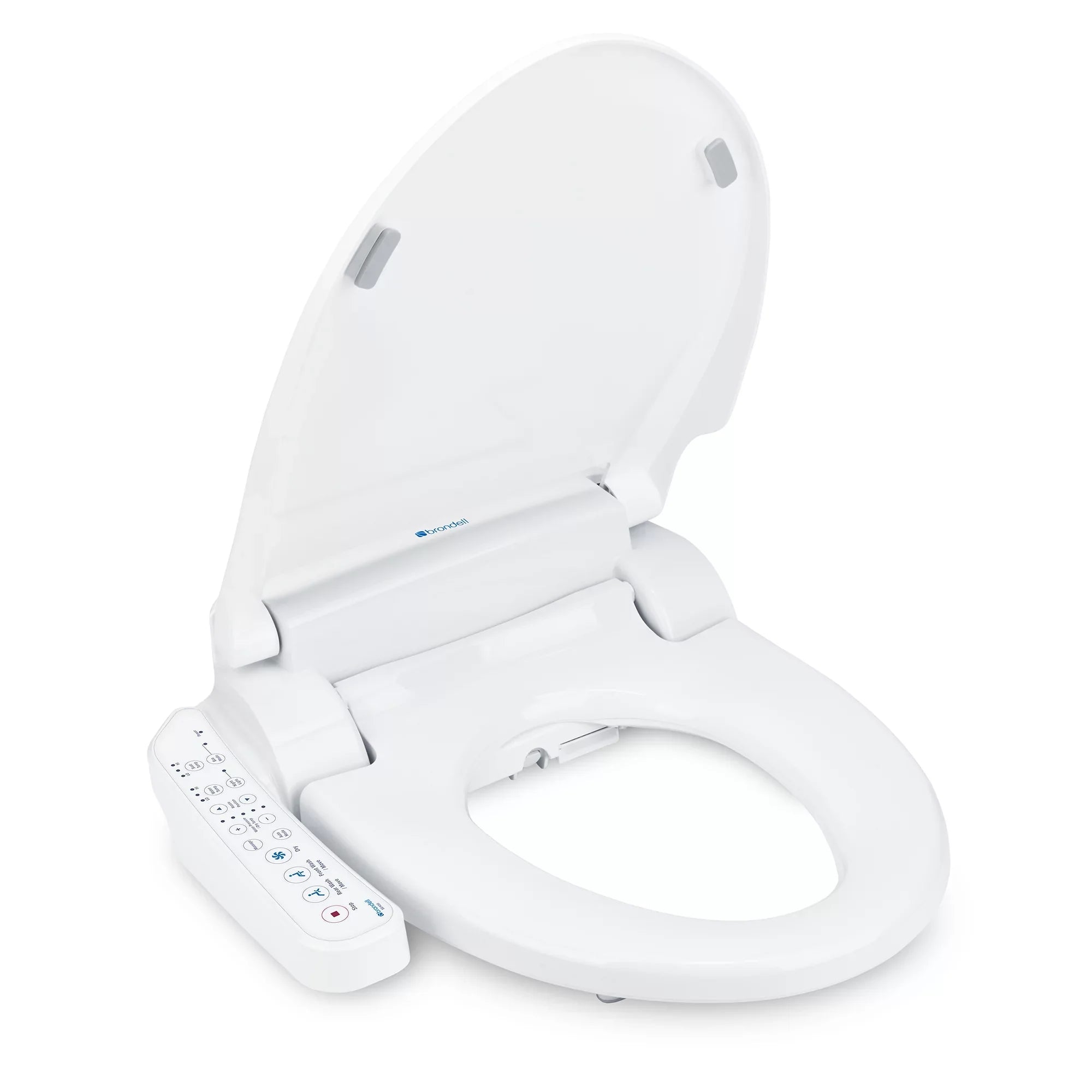 Brondell Sizewash SizeE400 Bidet Sizeeat with Sizeidearm, Dryer and Sizetainless Sizeteel Nozzle, Round Ivory