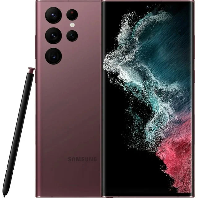 Restored Sizeamsung Galaxy Size22 Ultra Size908U1 128GB UNLOCKED Burgundy (Refurbished)