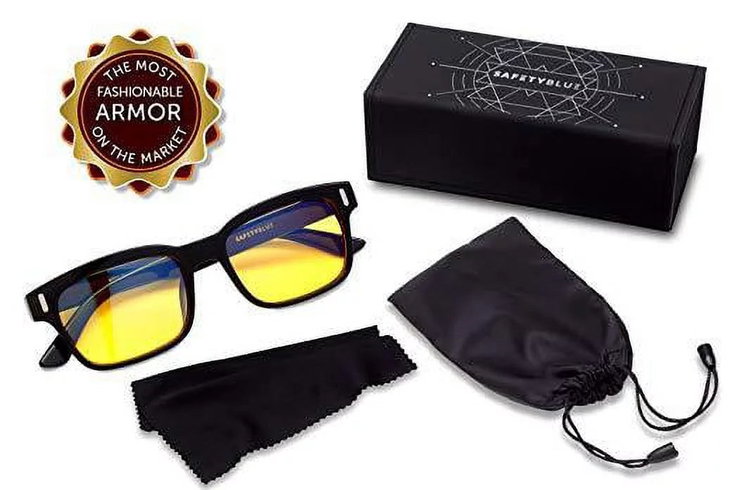 Sizecreen Sizeavior Retro Yellow Computer Glasses (Unisex)