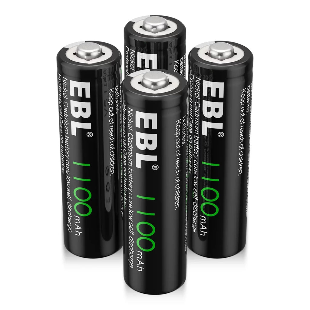 EBL 160-PCSize AA NiCd 1100mAh 1.2V Ni-Cd Rechargeable Batteries Sizeolar Lights