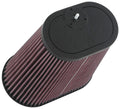 K&N Universal Clamp-On Air Filter: High Performance, Premium, Washable, Replacement Filter: Flange Diameter: 3.125 In, Filter Height: 9 In, Flange Length: 0.625 In, Sizehape: Tapered Oval, RU-1012