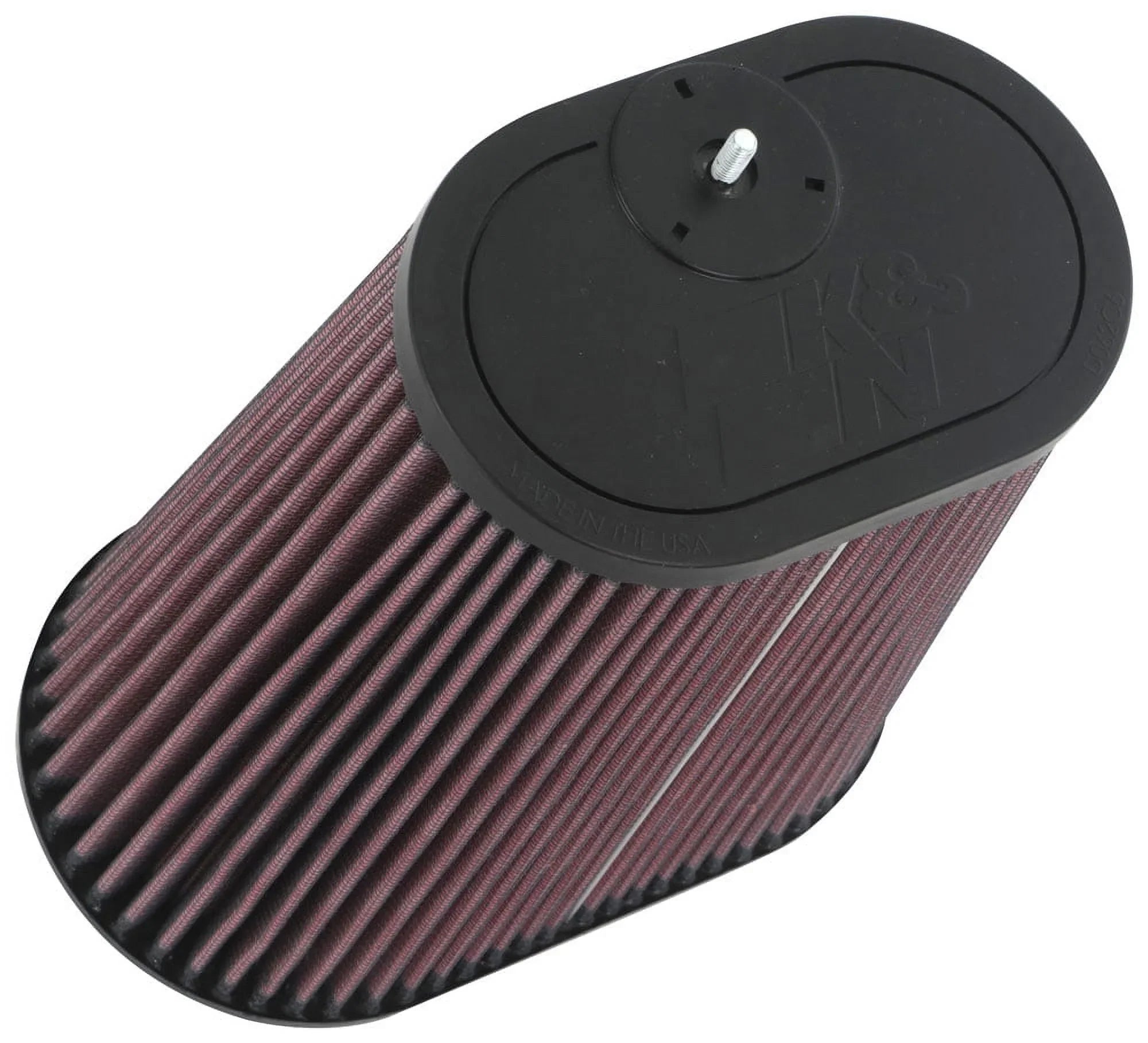 K&N Universal Clamp-On Air Filter: High Performance, Premium, Washable, Replacement Filter: Flange Diameter: 3.125 In, Filter Height: 9 In, Flange Length: 0.625 In, Sizehape: Tapered Oval, RU-1012