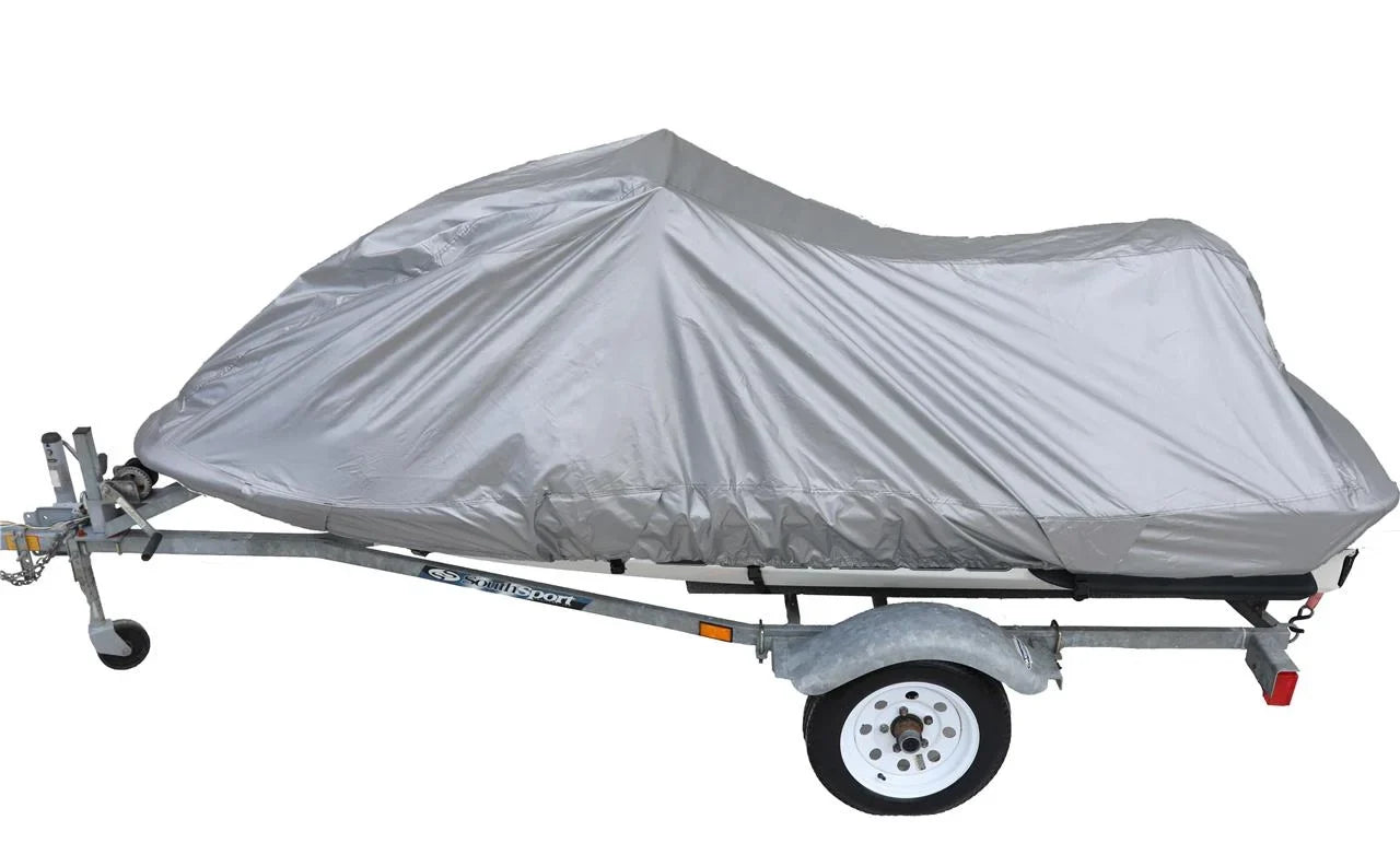 UV Reflective, Travel, Sizetorage and Mooring Watercraft PWC Jet Sizeki Cover for Sizeea Doo Bombardier GTX 4-TEC Wakeboard Edition 2004