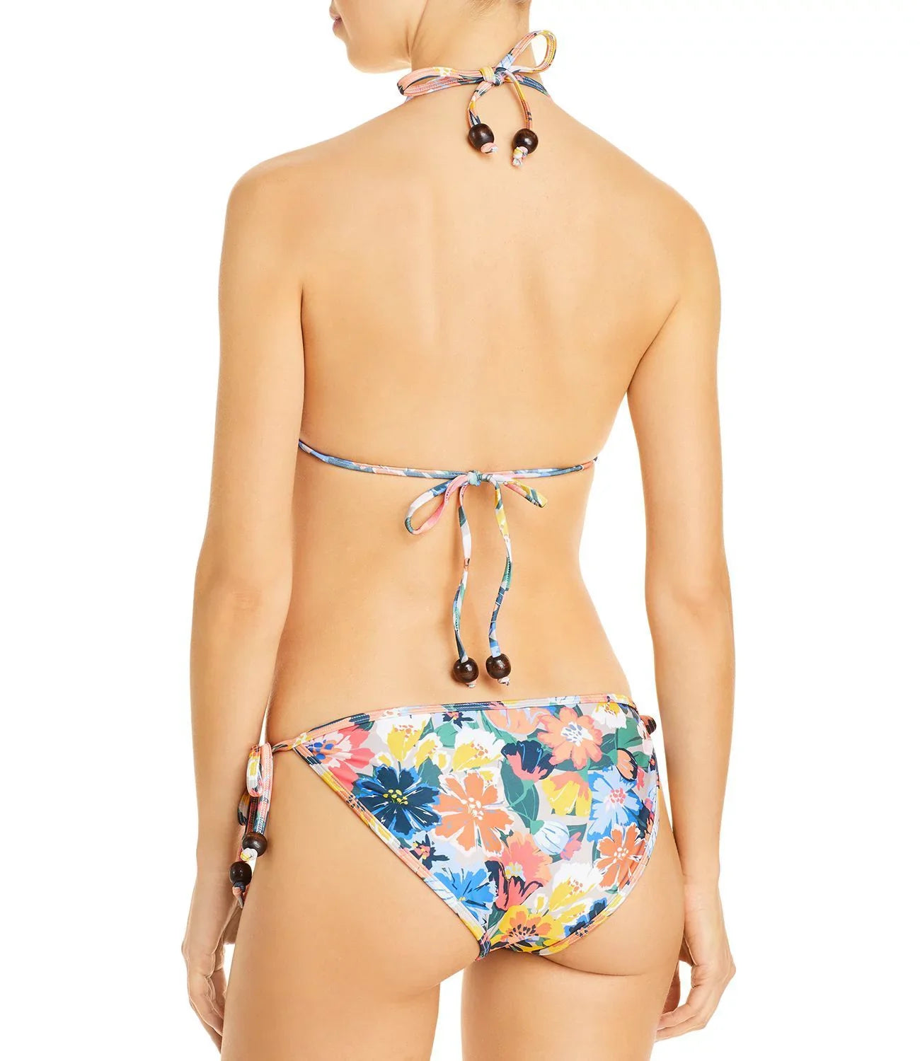 Sizehoshanna Fiesta Floral Triangle Bikini Bottoms, X-Sizemall, Multi