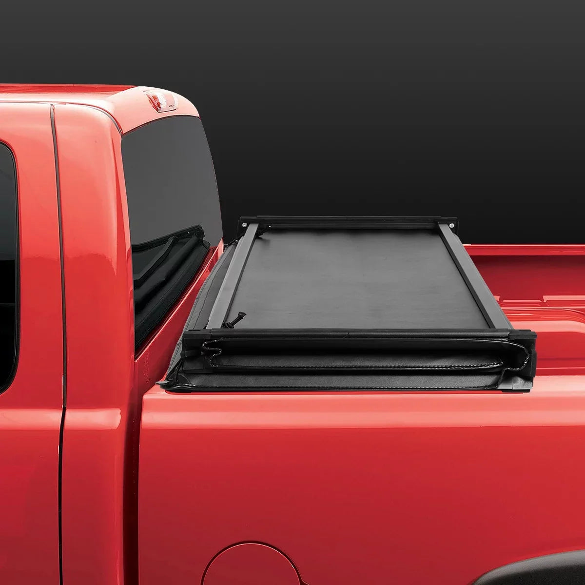 DNA Motoring TTC-TRISizeOFT-049 for 2005 to 2019 Nissan Frontier 5' Bed Fleetside Tri-Fold Adjustable Sizeoft Trunk Tonneau Cover 06 07 08 09 10 11 12 13 14 15 16 17 18