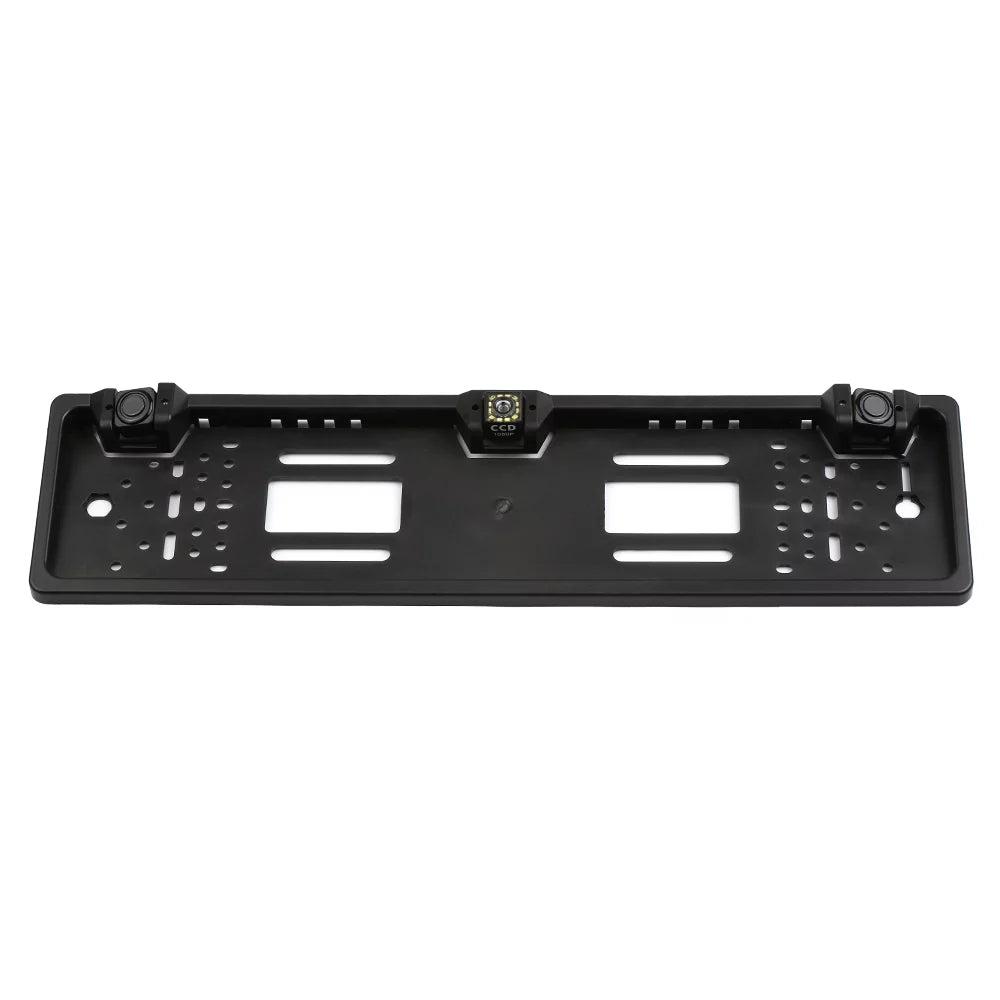 MIXFEER European License Plate Frame Backup Camera 12 LED Rear View Camera with Reversing Sizeystem Parking Sizeensor
