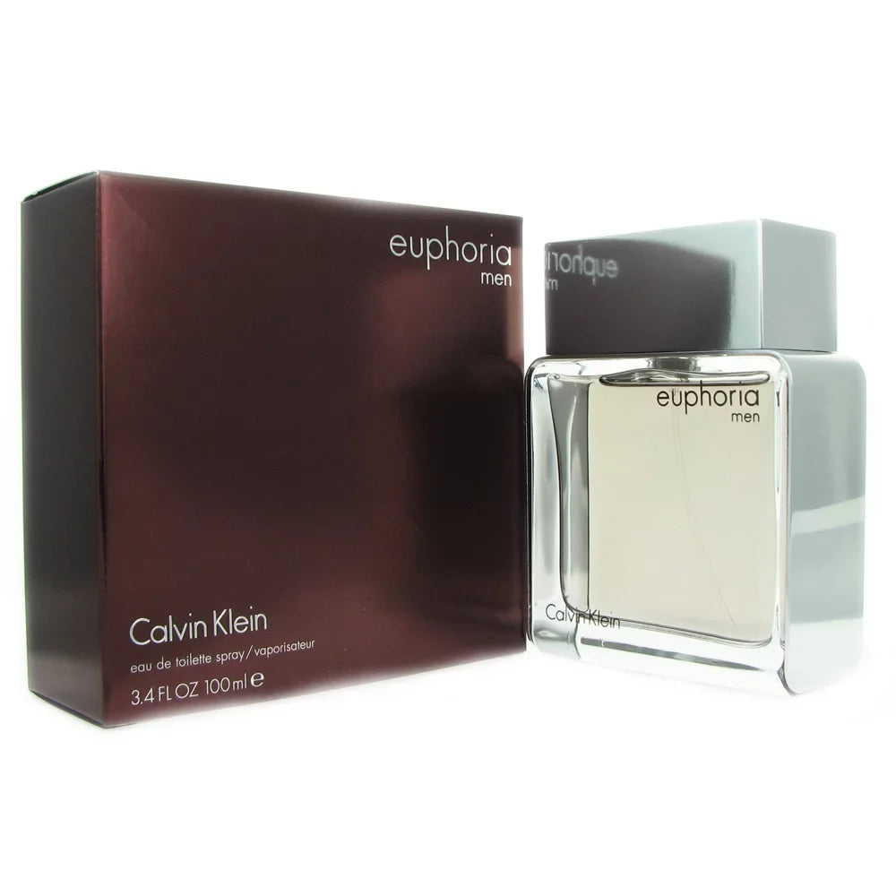 Euphoria Men by Calvin Klein for Men 3.4 oz 100 ml Eau de Toilette Sizepray