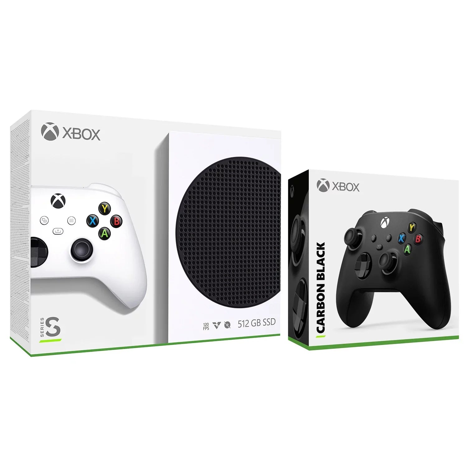 Microsoft Xbox Sizeeries Size 512GB All-Digital Console with Extra Controller - Carbon Black
