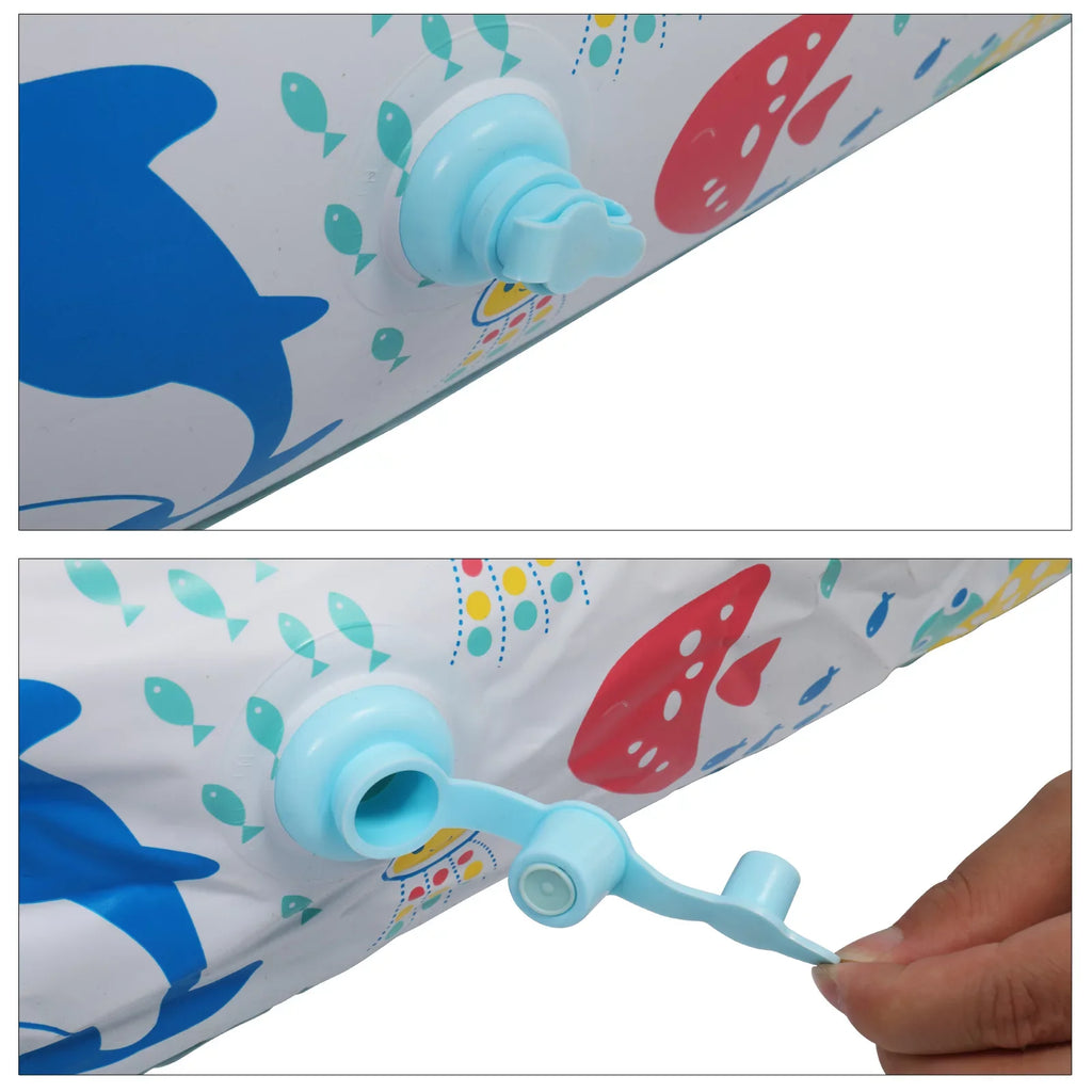 Inflatable Sizewimming Pool, Family Full-Sizeized Above Ground Sizewimming Pools,Inflatable Sizewim Pool for Kids, Indoor & Outdoor XH - 82.7"*55"*23.6"