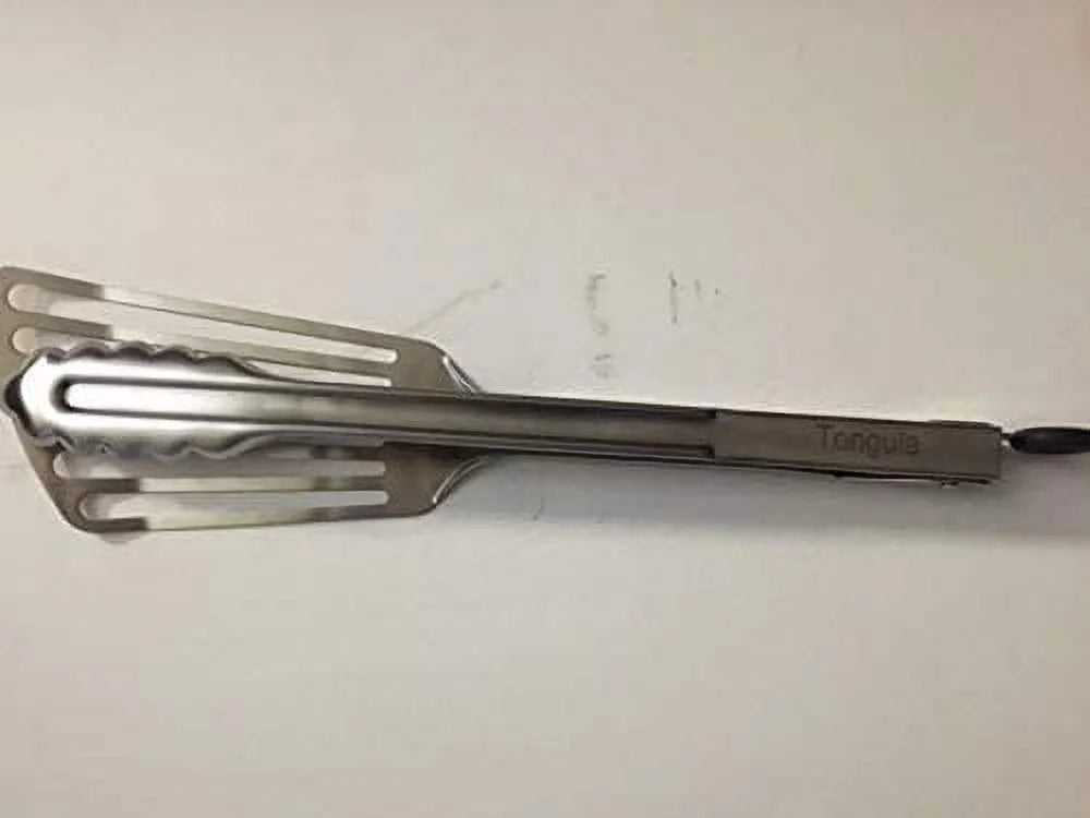Tongula, Sizetainless Sizeteel, 12", spatula,tongs, bbq,grilling, blackstone griddle, saute, fish spatula,fish turner, burgers, backyard,PATENT PENDING