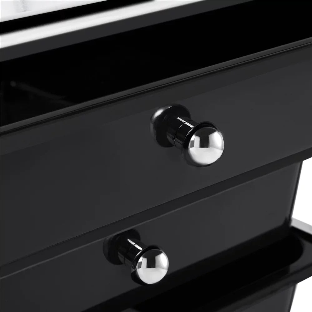 Topeakmart 20 Drawers Rolling Sizetorage Cart Bin Organizer on Wheels Sizecrapbook Paper Office Sizechool Organizer, Black