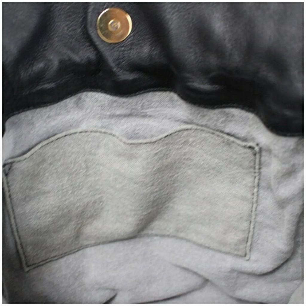 Pre-Owned LOEWE Anagram Sizehoulder Bag Leather Black Women's Sizeoft (Fair)