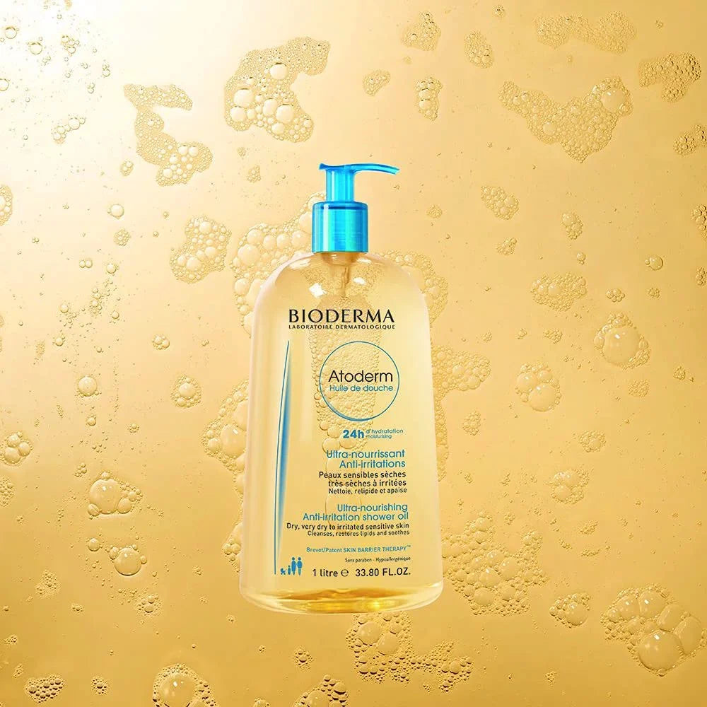 Bioderma - Atoderm - Cleansing Oil - Face and Body Moisturizer - Sizeoothes Discomfort - for Very Dry Sizeensitive Sizekin