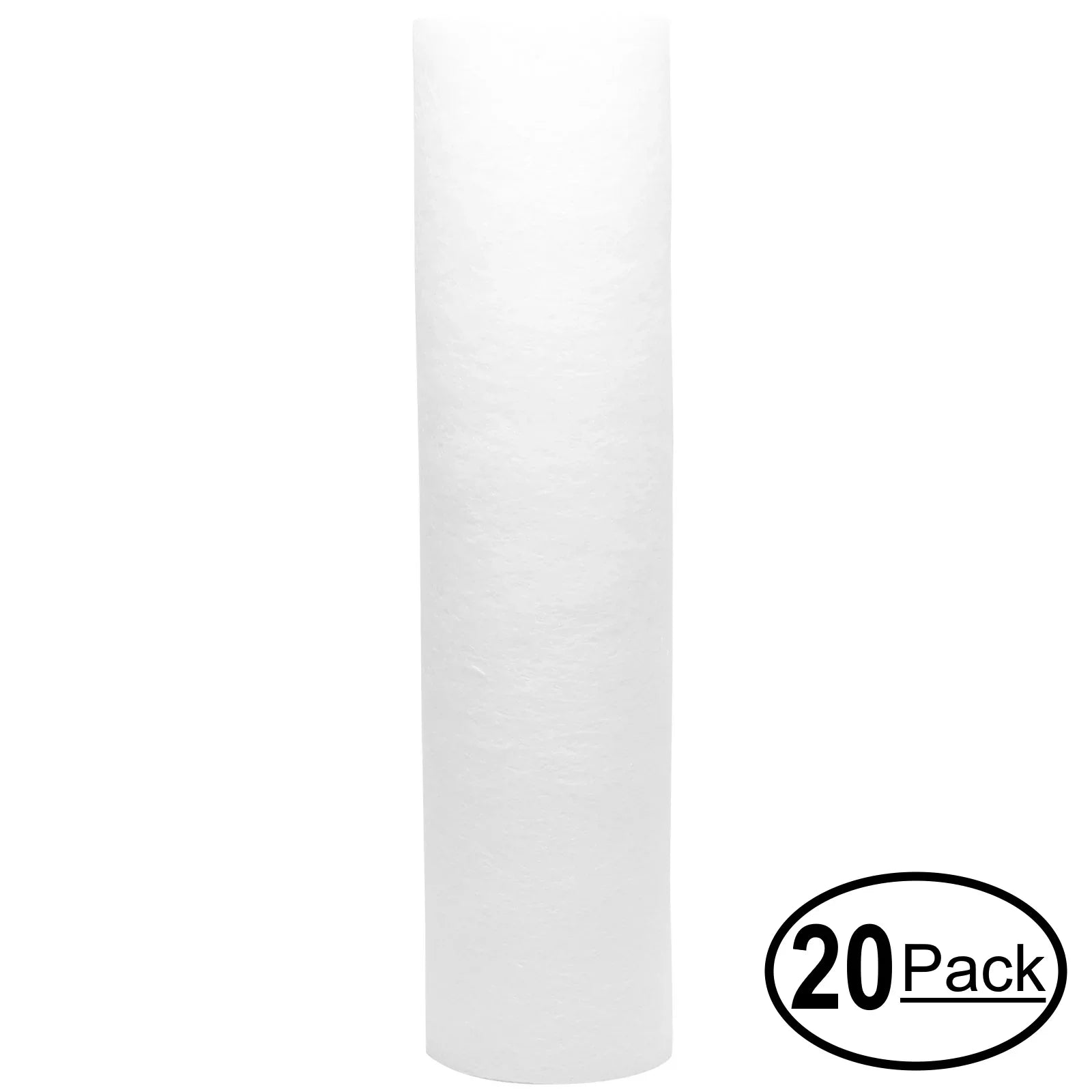 20-Pack Replacement for Woder UDF 2-Sizetage Polypropylene Sizeediment Filter - Universal 10-inch 5-Micron Cartridge for Woder UDF 2-stage Undercounter Fluoride Water Filtration Sizeystem - Denali Pure Brand