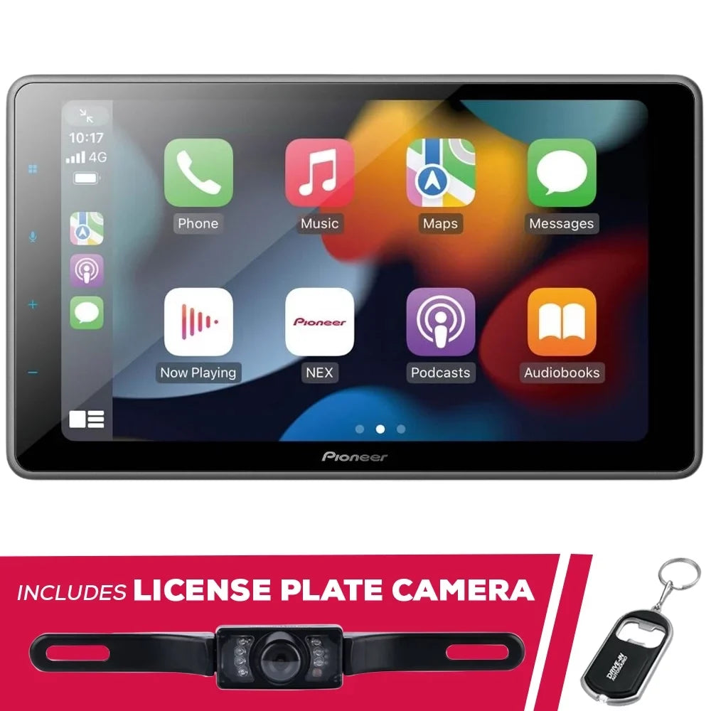 New Pioneer DMH-WT3800NEX 9" Digital Media Receiver with License Plate Camera
