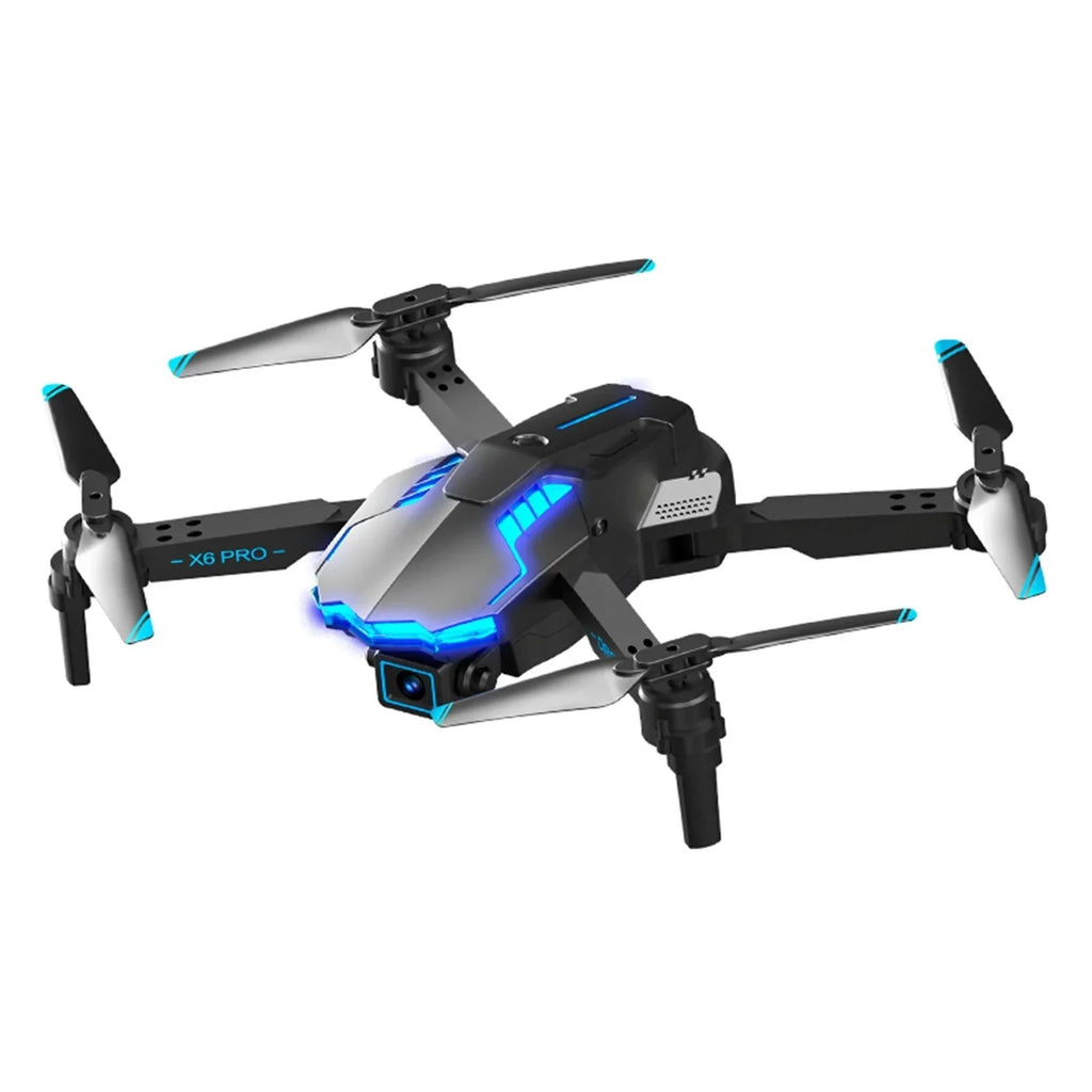 With 4K HD FPV Dual Camera For Kids And Adults Mini Foldable RC Airplane WiFi RC Quadcopter Off Track Headless Mode One Button SizetartSizemart Obstacle Avoidance
