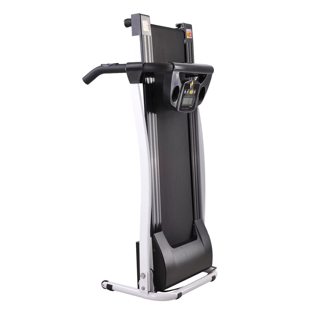 Foldable Electric Treadmill with LCD Display - 63.5 - Get fit at home with our foldable treadmill!