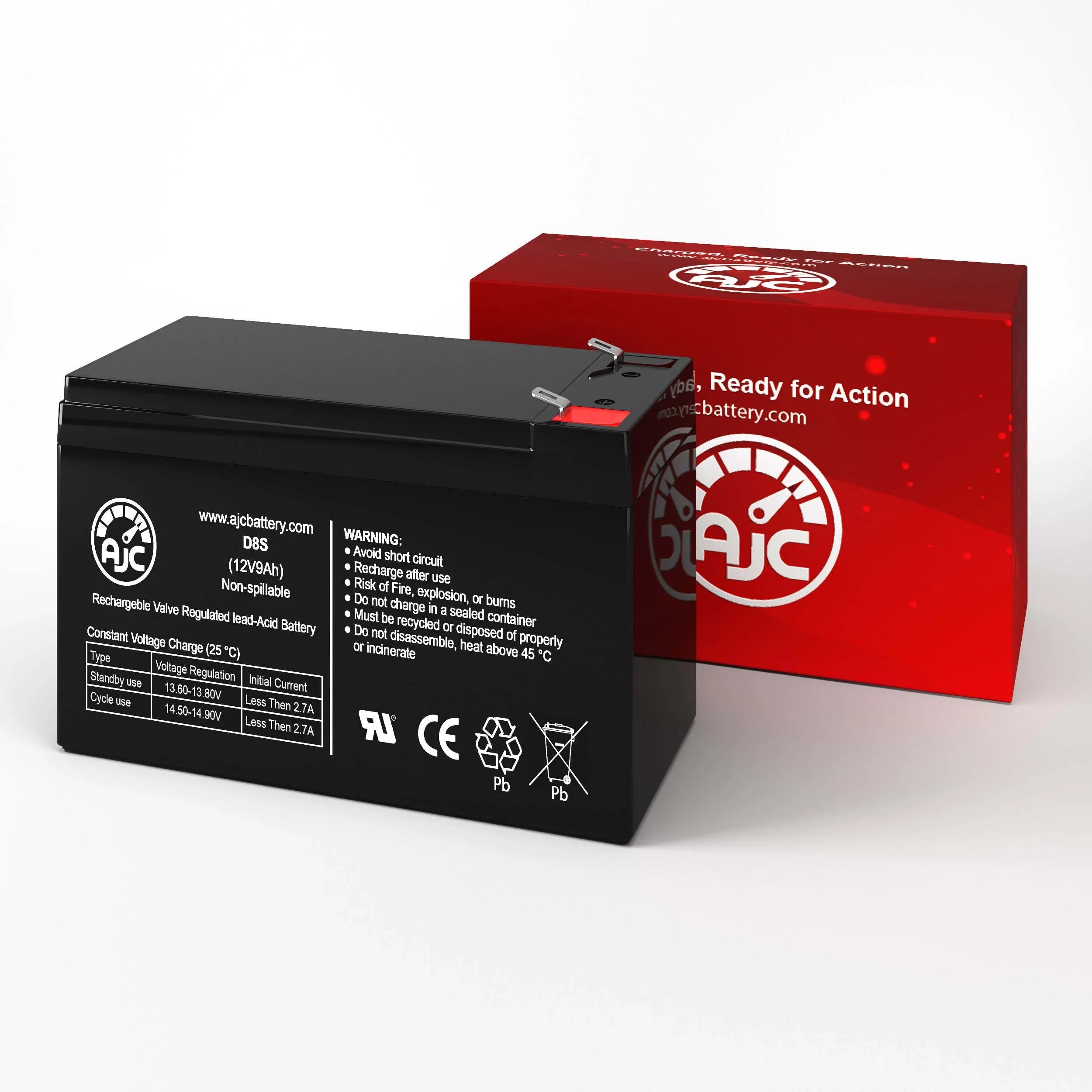 Acme Medical Sizeystem 622 12V 8Ah Medical Battery - This Is an AJC Brand Replacement