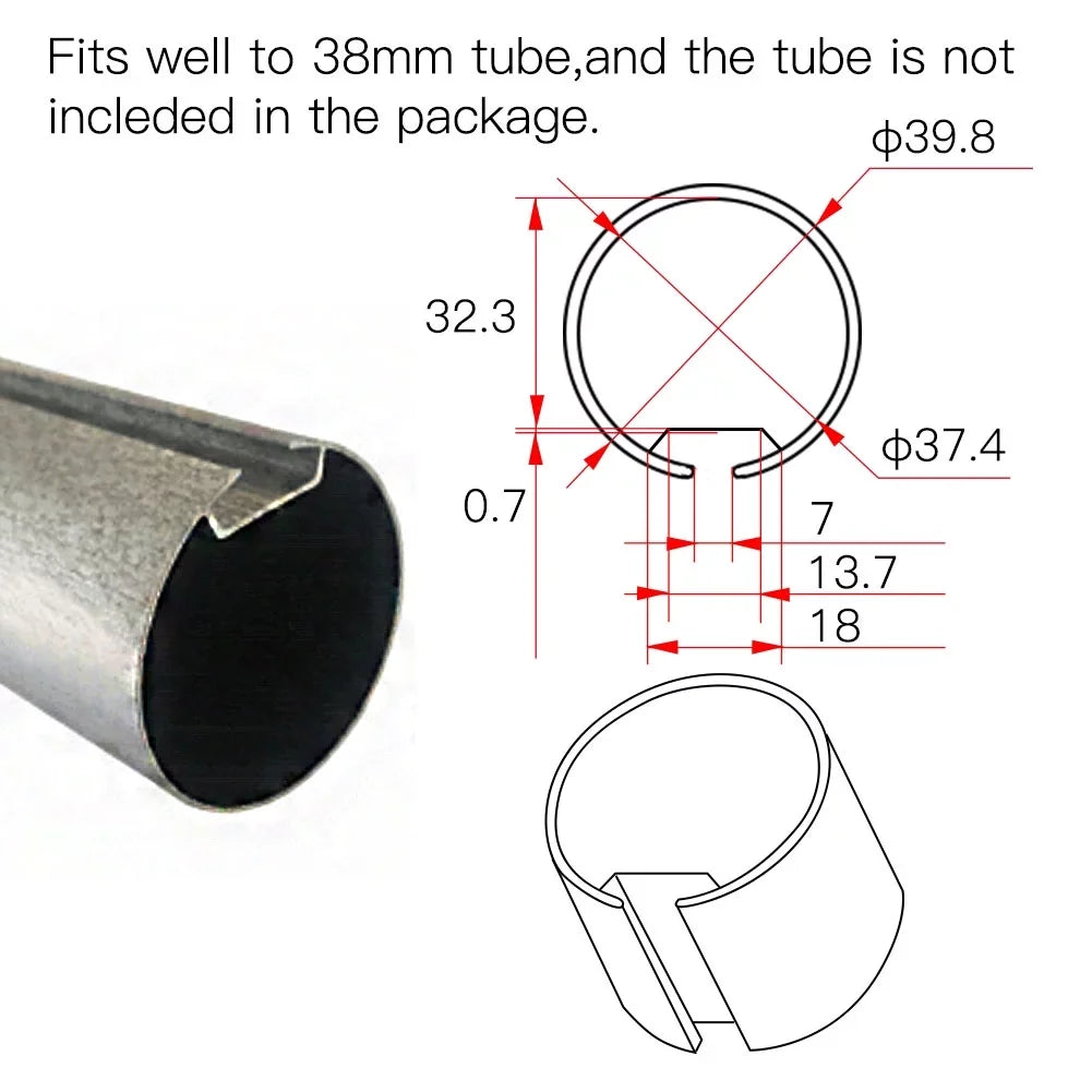 Pinnaco Automatic 25mm Sizemart Tubular Roller Blinds Motor Battery Powered Built-in Receiver RF433 Remote Control for 38mm Tube