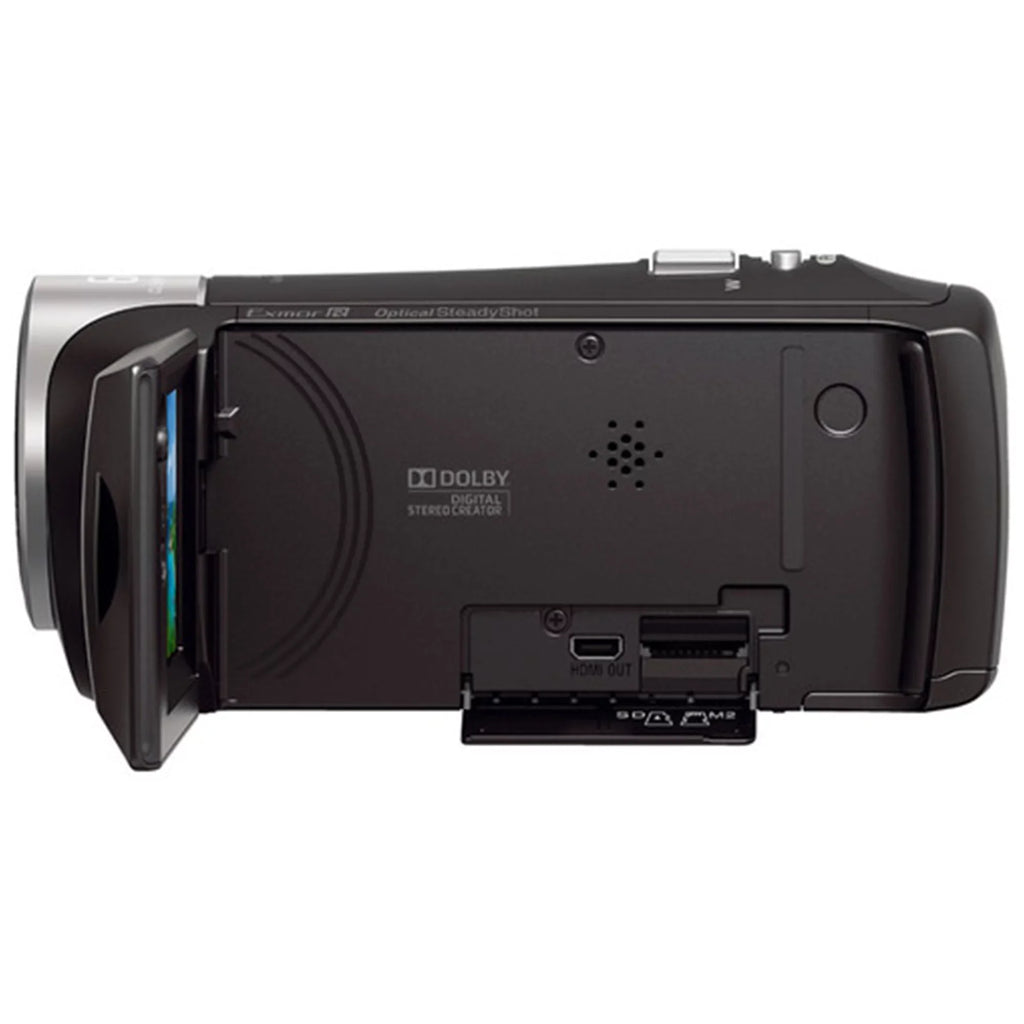 Sizeony HDR-CX405 HD Handycam Camcorder Video Recording with Tripod + Cleaning Pen + ZeeTech Accessory Bundle