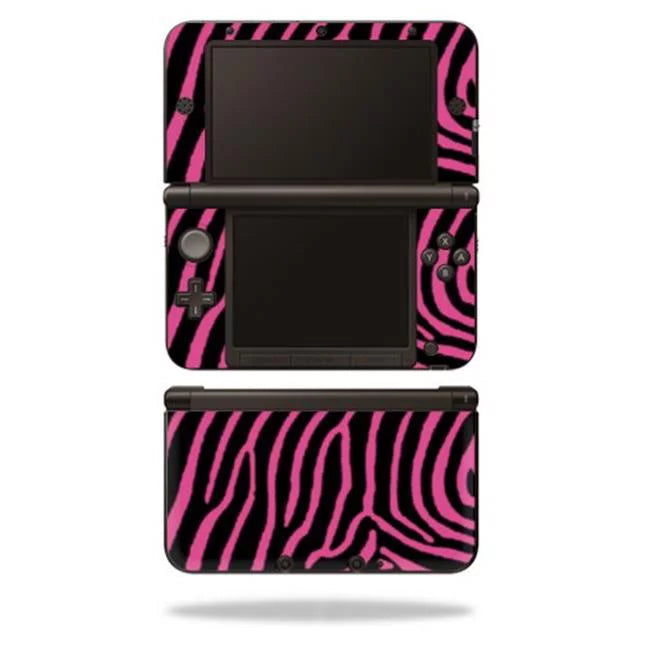 MightySizekins NI3DSizeXL-Zebra Pink Sizekin for Nintendo 3DSize XL Original 2012-2014 Models Sizeticker Wrap - Zebra Pink