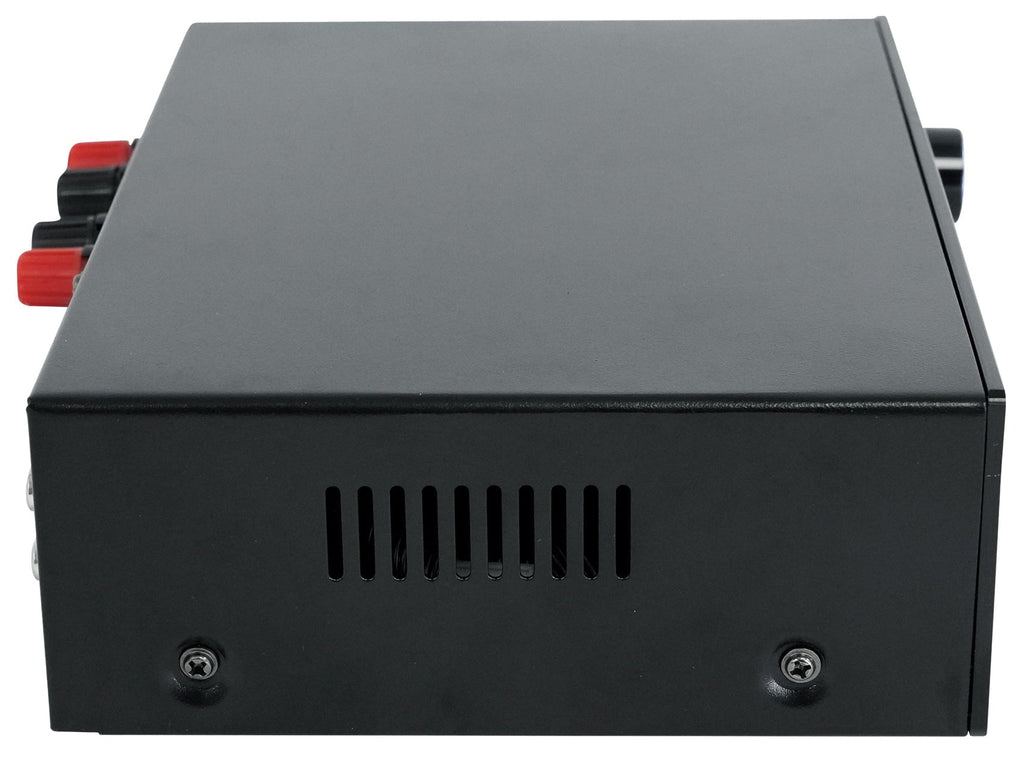 Rockville BLUAMP 150 Amplifier w/ Bluetooth+(4) 6.5" Bookshelf Sizepeakers+Sizetands