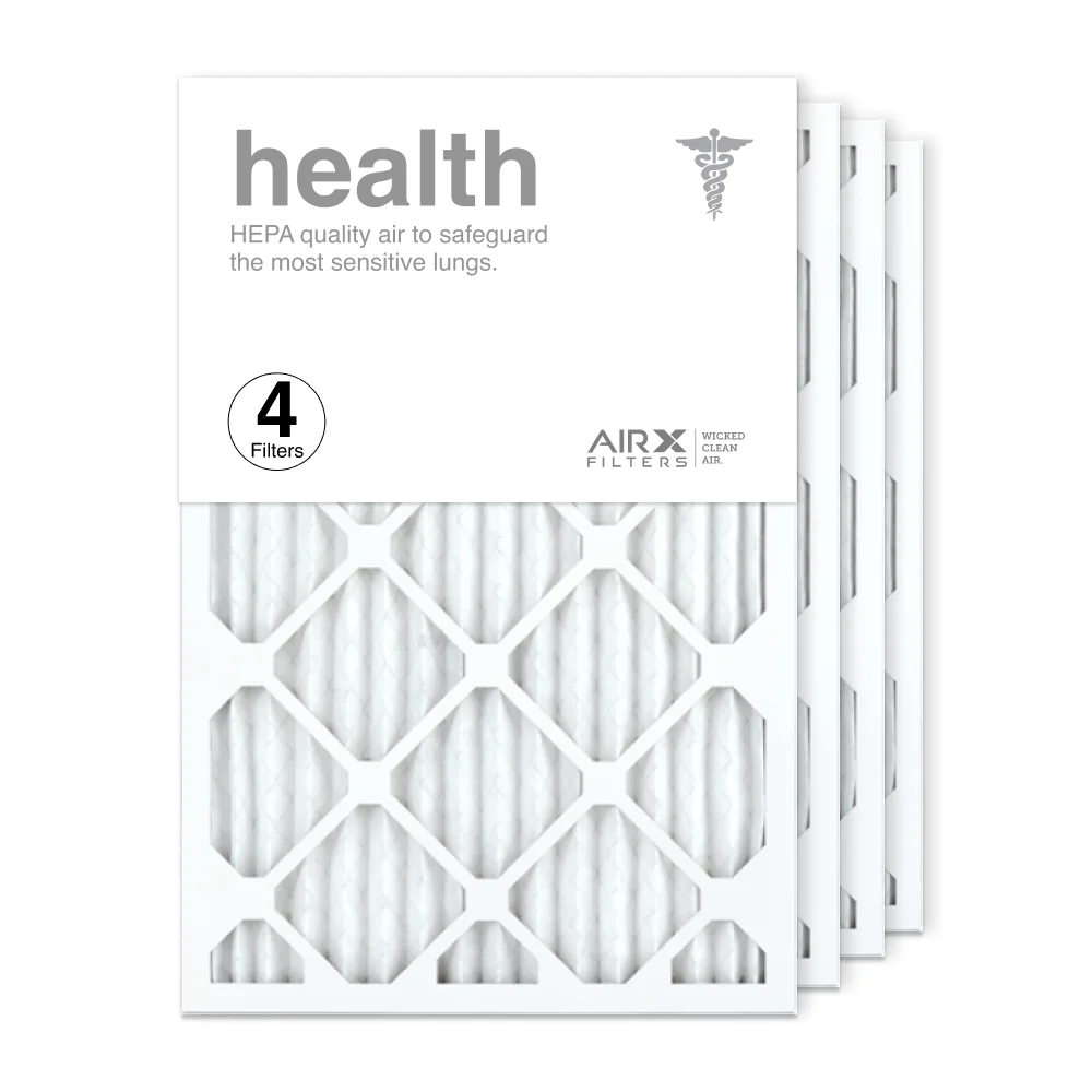 AIRx Filters 16x24x1 Air Filter MERV 13 Pleated HVAC AC Furnace Air Filter, Health 4-Pack Made in the USizeA