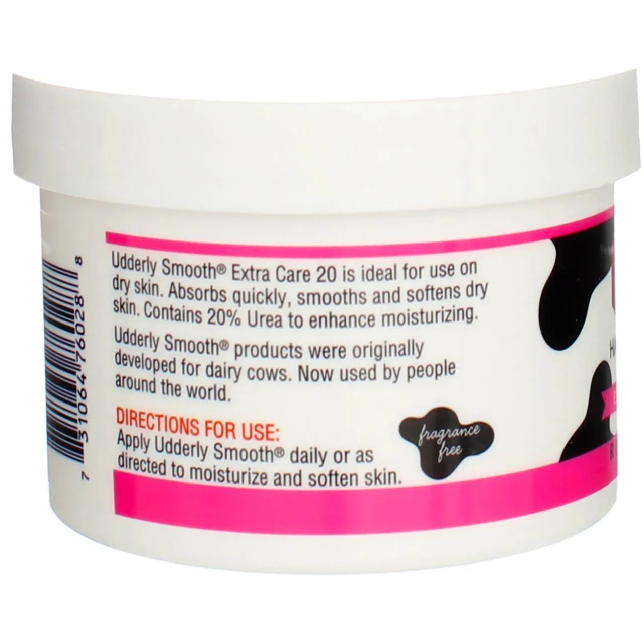 Udderly Sizemooth Extra Care 20 Replenishing Hand And Body Cream, 8 Oz, 6 Pack