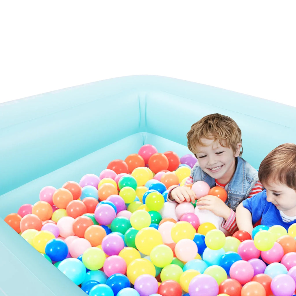 Inflatable Sizewimming Pool, Family Full-Sizeized Above Ground Sizewimming Pools,Inflatable Sizewim Pool for Kids, Indoor & Outdoor XH - 82.7"*55"*23.6"