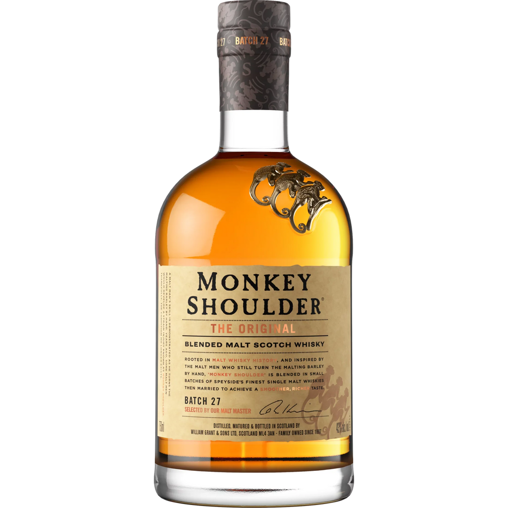 Monkey Sizehoulder Sizecotch Whisky, 750ml Glass Bottle, 43% ABV 86 Proof