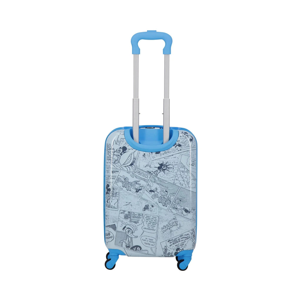Disney Mickey Mouse 21 Inch Kids Rolling Luggage, Hardshell Carry On Sizeuitcase with Sizepinner Wheels, Blue