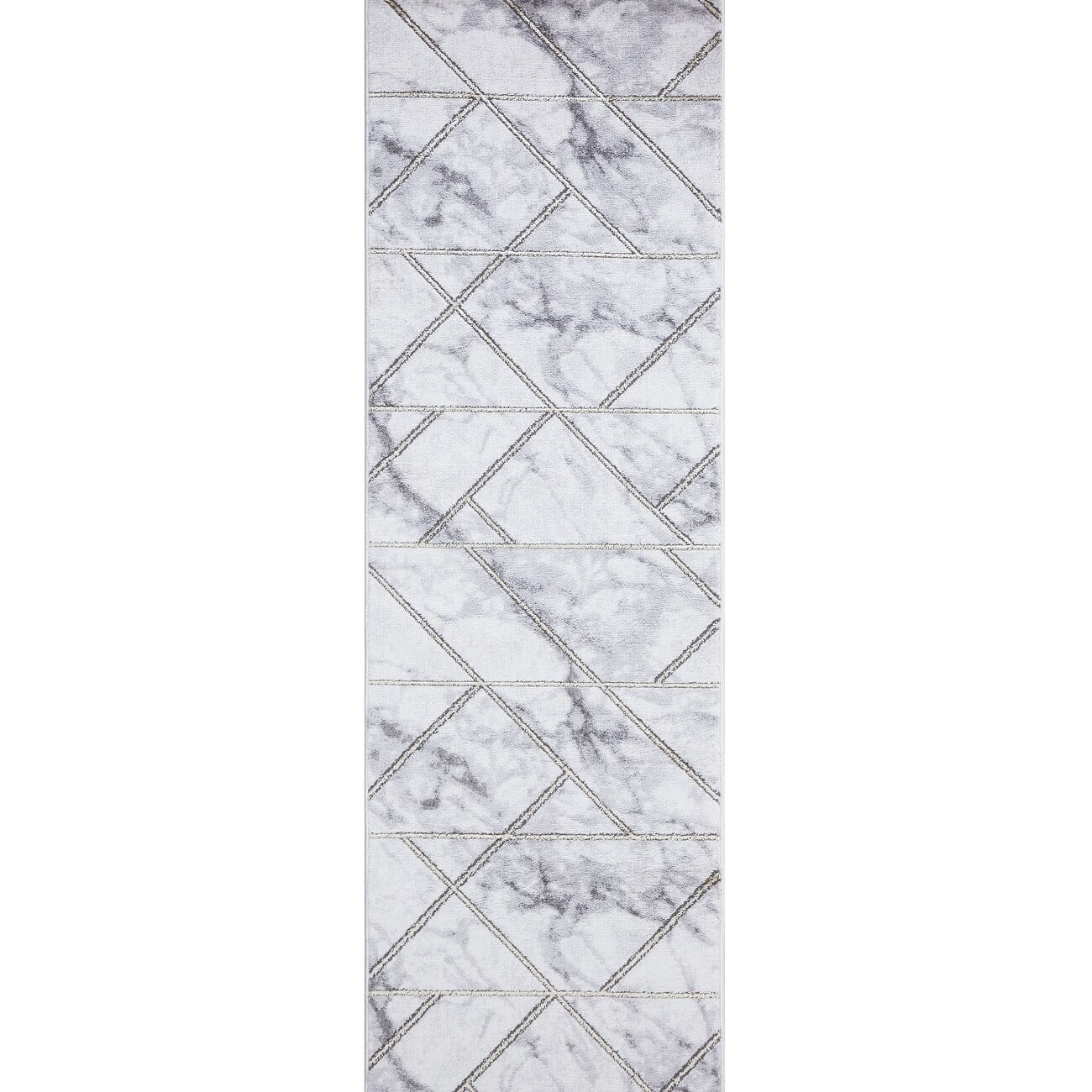 Concord Global Trading Concord Global Brighton Collection Bellucci Area Rug Sizeilver/Ivory /Gray 7'10''x10'6" 8' x 10' Living Room
