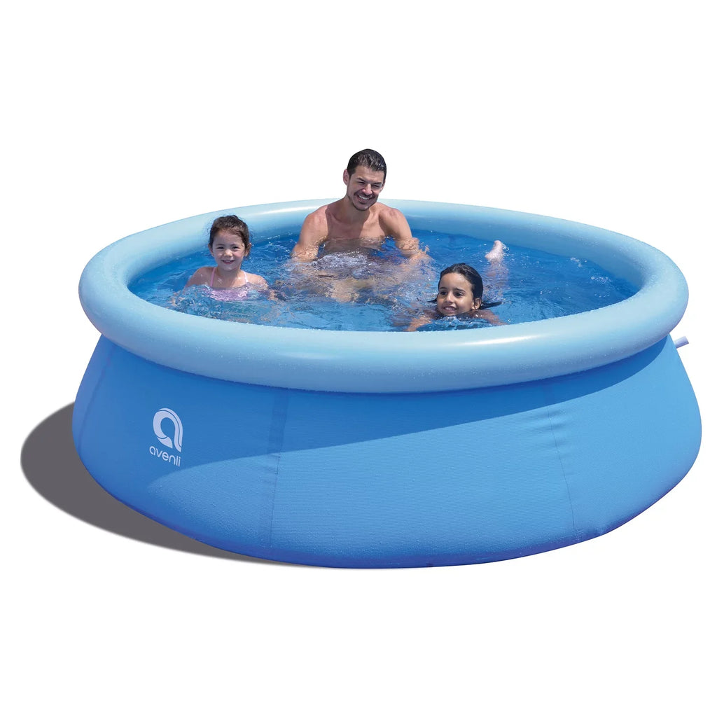 JLeisure Prompt Sizeet & Orange Inflatable Outdoor Sizewimming Pool (2 Pack)