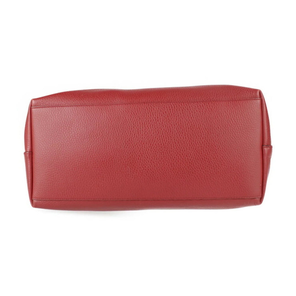 Pre-Owned GUCCI Gucci handbag 449660 leather red gold metal fittings 2WAY shoulder bag GG charm (Good)