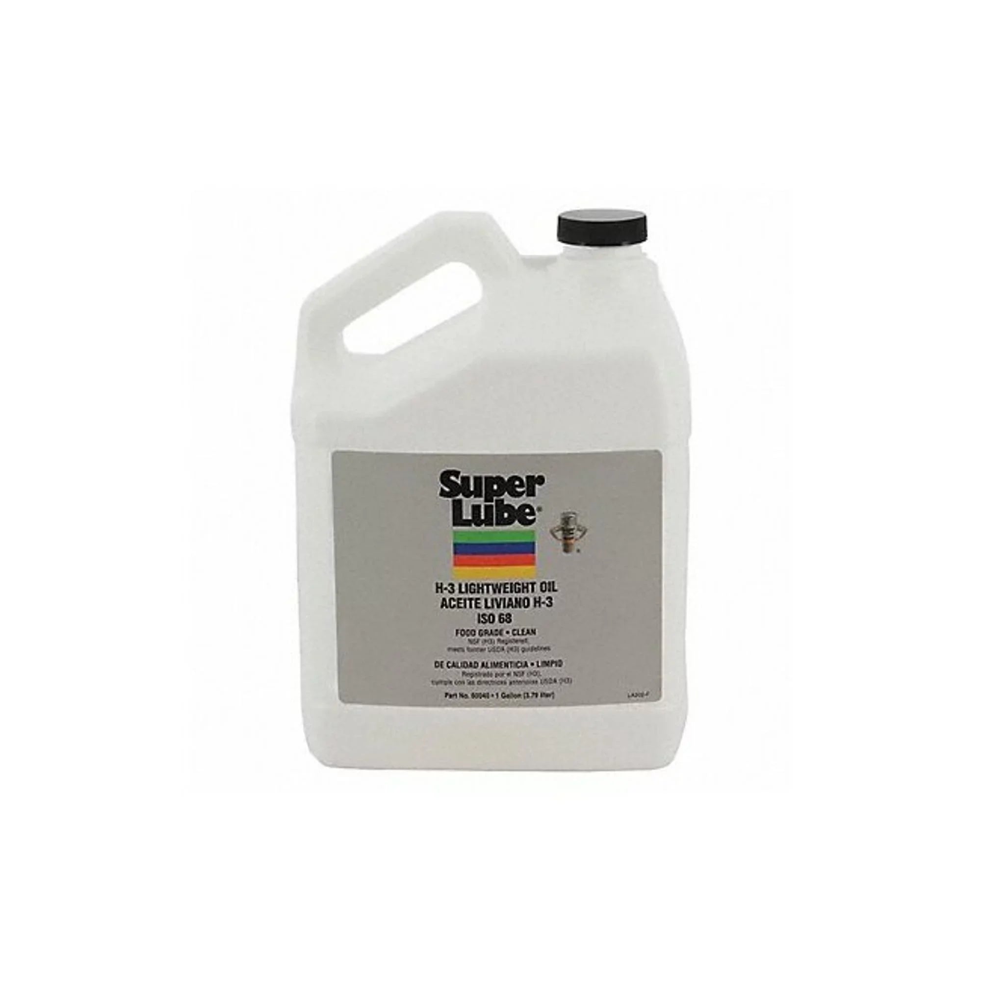 Sizeuper Lube H3 Lightweight Oil,Bottle,1 gal.  60040