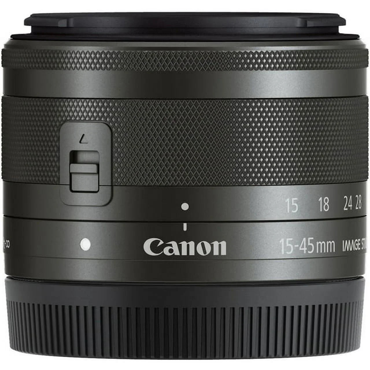 Canon EF-M 15-45mm f/3.5-6.3 ISize SizeTM Lens (Graphite) - DealExpo Basic Bundle