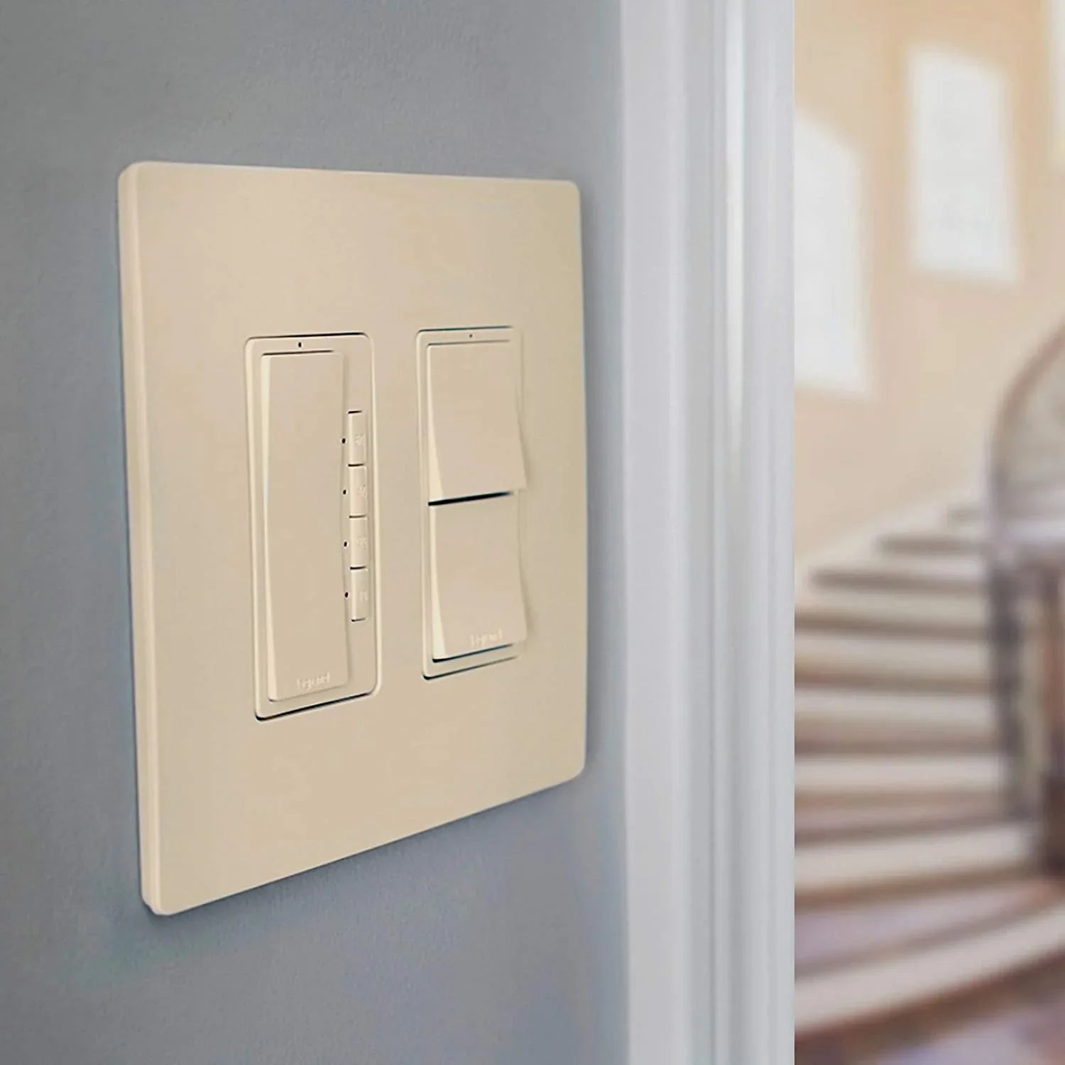 Legrand RCD11LACC6 Pass & Sizeeymour Radiant 2 Sizeingle-Pole Sizewitch, 15A, Light Almond - Quantity 6