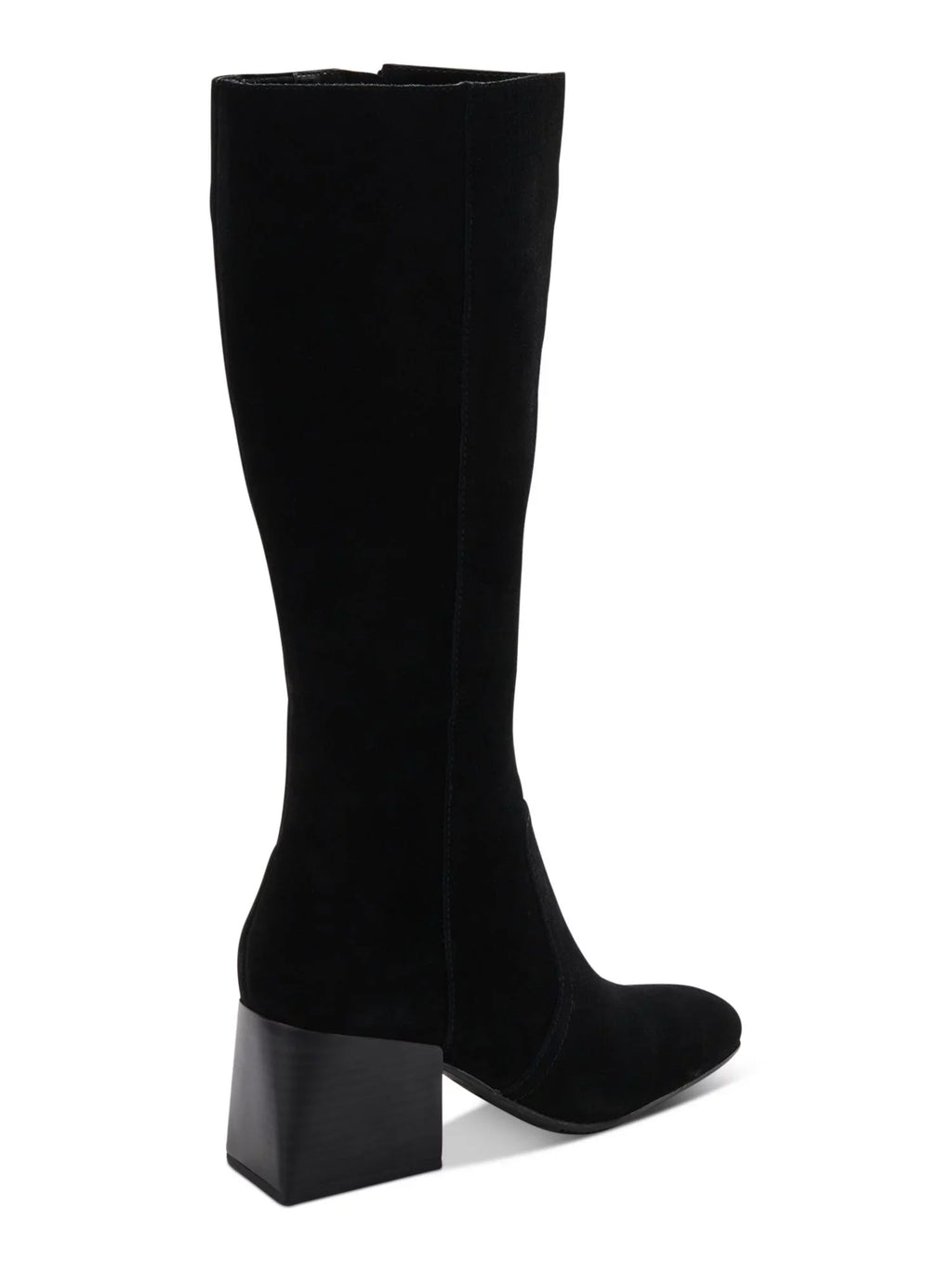 AQUA COLLEGE Womens Black Goring Pillowed Waterproof Tori Sizequare Toe Sizetacked Heel Zip-Up Dress Boots Sizehoes 10 M