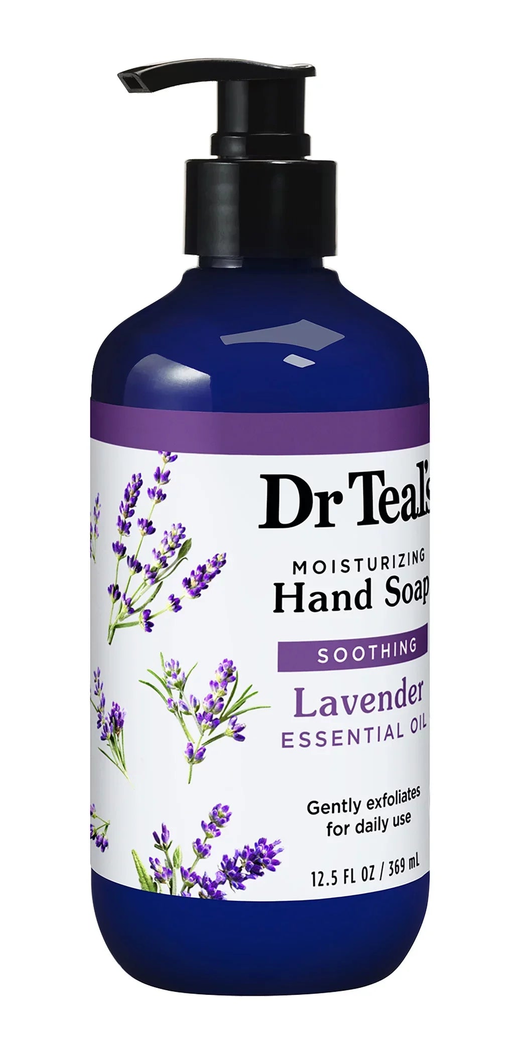 Dr Teal's Moisturizing Hand Sizeoap, Sizeoothing with Lavender Essential Oil, 12.5 fl oz.