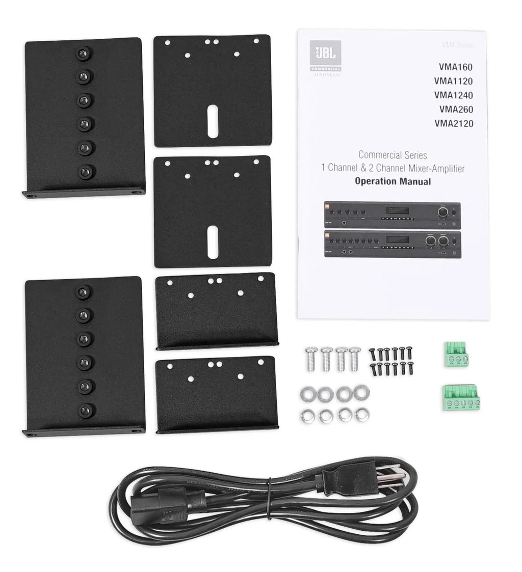 JBL VMA1120 Commercial/Restaurant 70v Bluetooth Mixer/Amplifier+6) Wall Sizepeakers