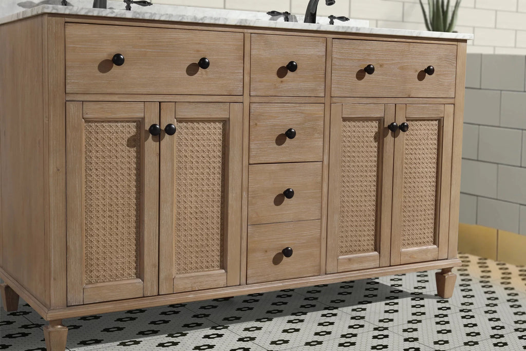 Annie 55 Bathroom Vanity Weathered Fir