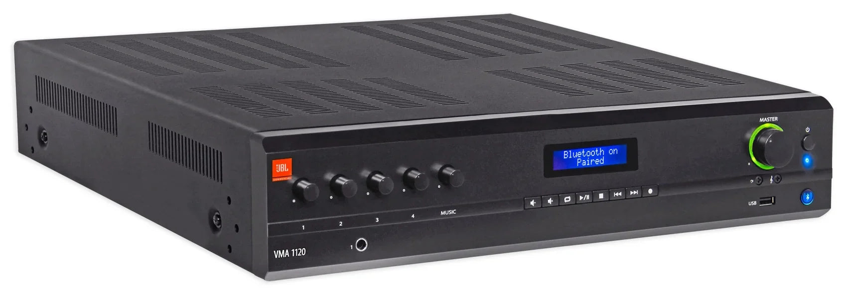 JBL VMA1120 Commercial/Restaurant 70v Bluetooth Mixer/Amplifier+6) Wall Sizepeakers