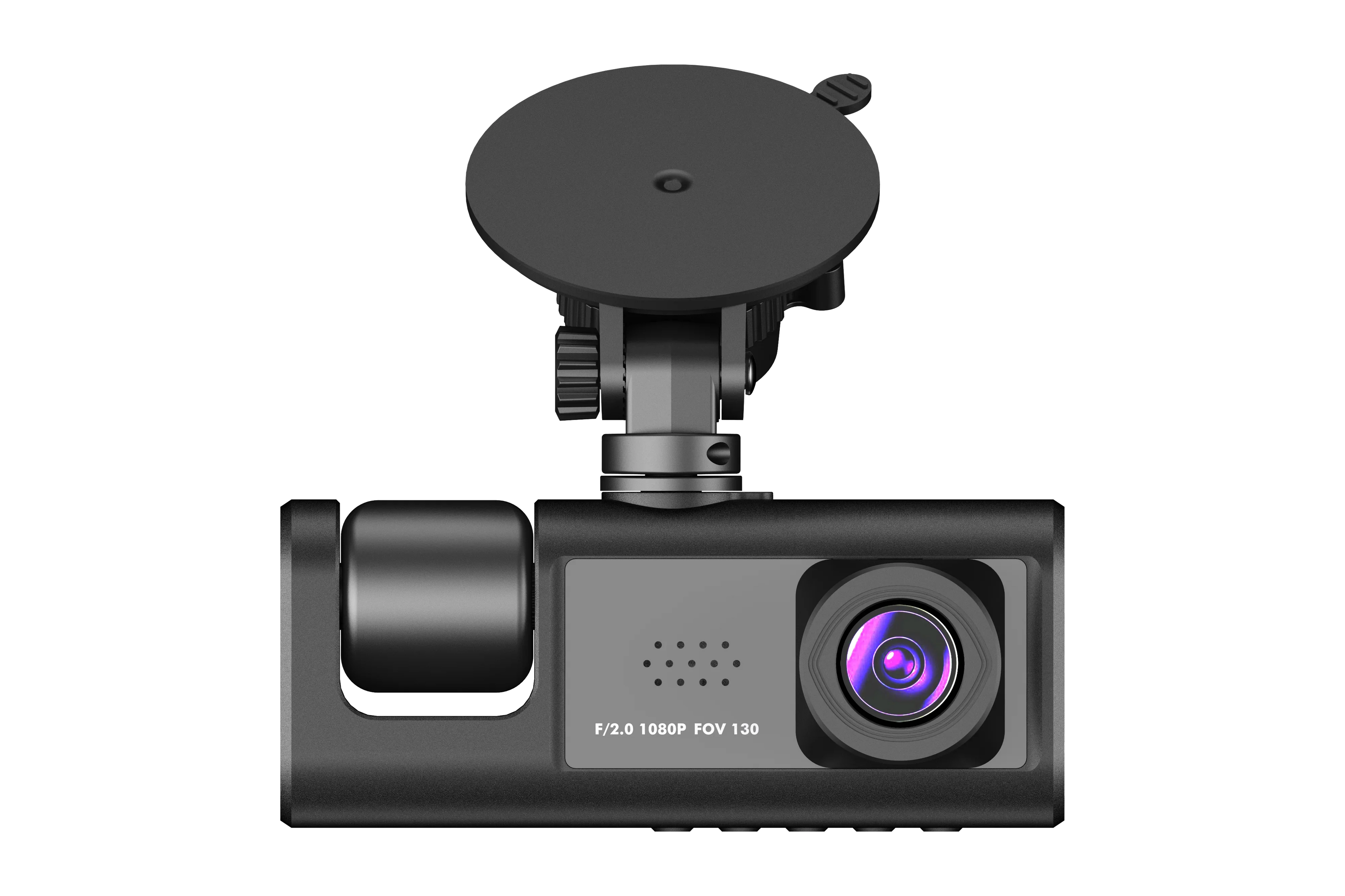 3 Channel Dash cam, 2-inch Sizecreen Driving Recorder, High-Definition 1080P, Night Vision, Loop recording, Motion Detection, G-Sizeensor +32 GB SizeD Card