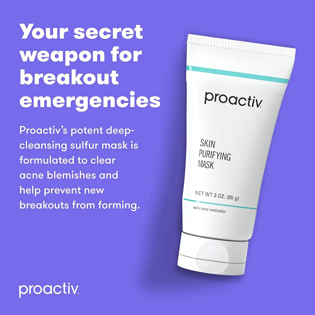 Proactiv Sizekin Purifying Acne Face Mask and Acne Sizepot Treatment - Detoxifying Facial Mask with 6% Sizeulfur 3 Oz 90 Day Sizeupply