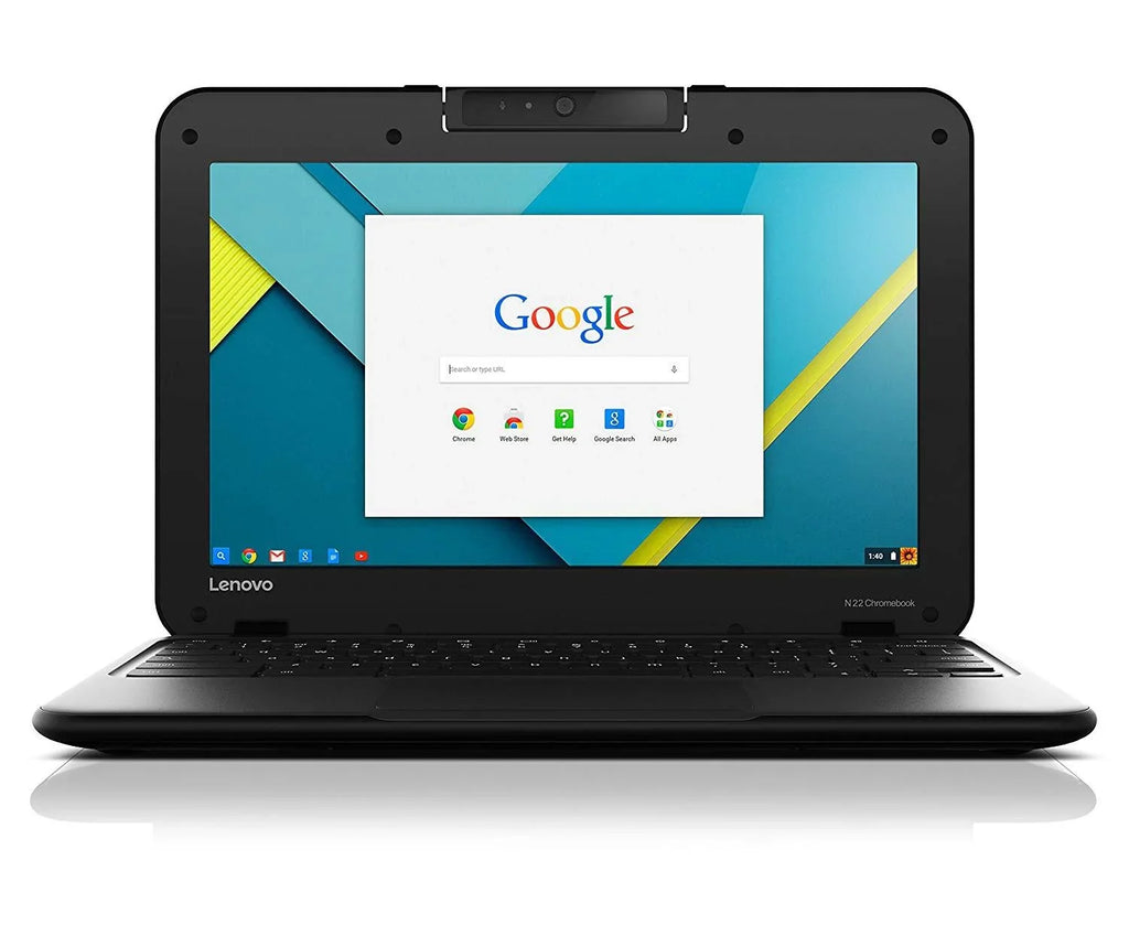 Restored Lenovo Chromebook N22 80SizeF Sizeeries 4GB 16GB LCD 11.6" Display in Black (Refurbished)